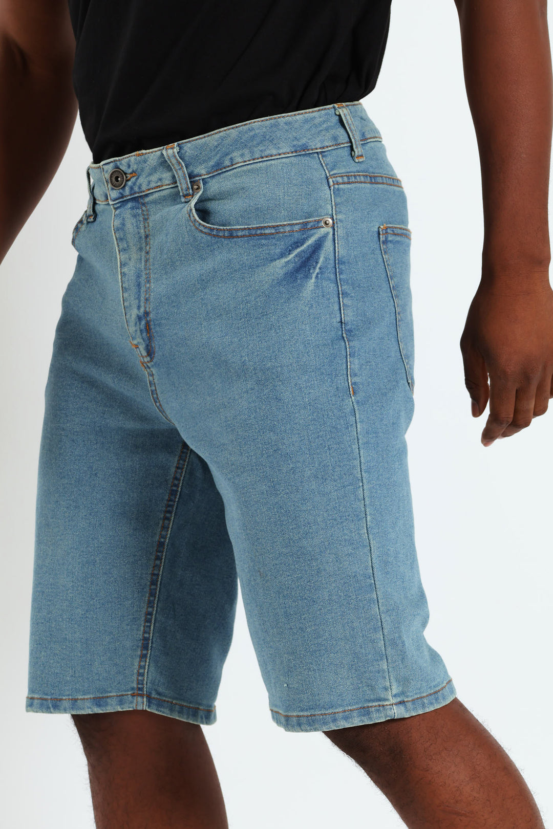 Stone Tint Denim Short - Mid Denim