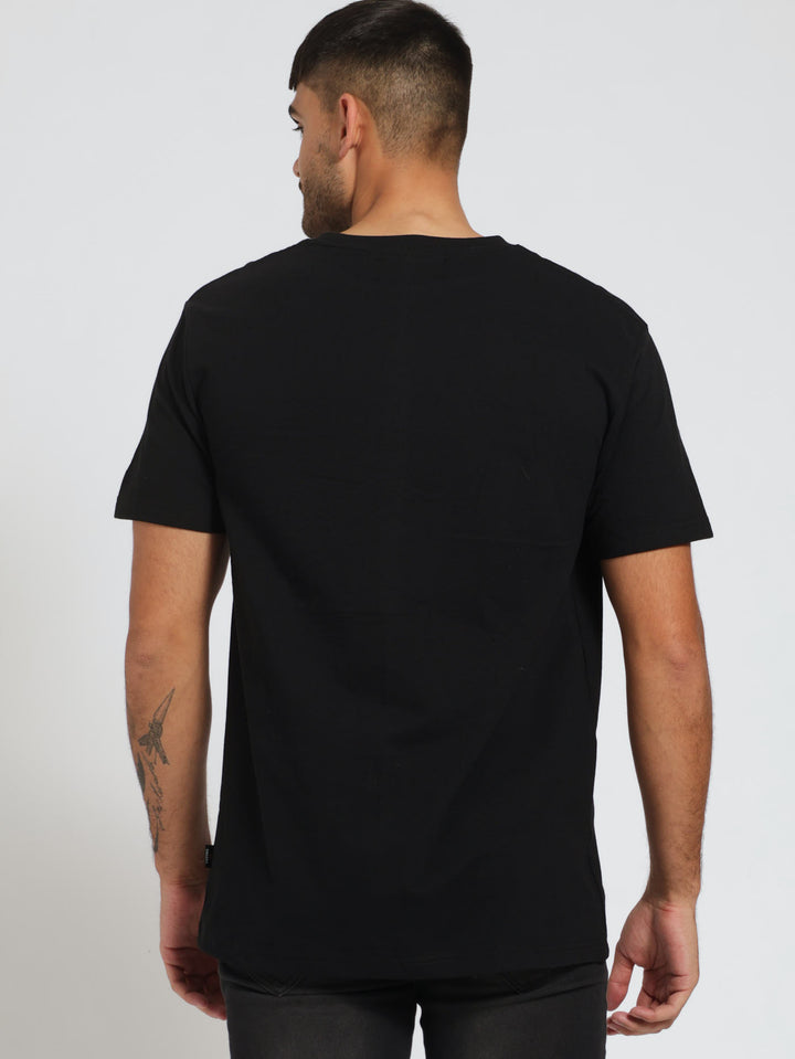 Basic Print Tee - Black