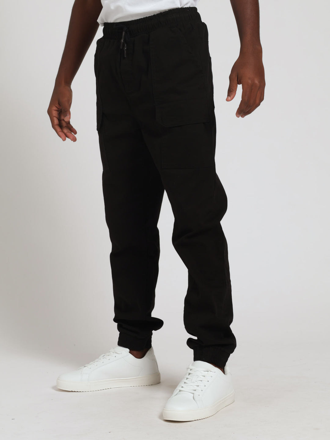 Boys Front Pocket Pants - Black