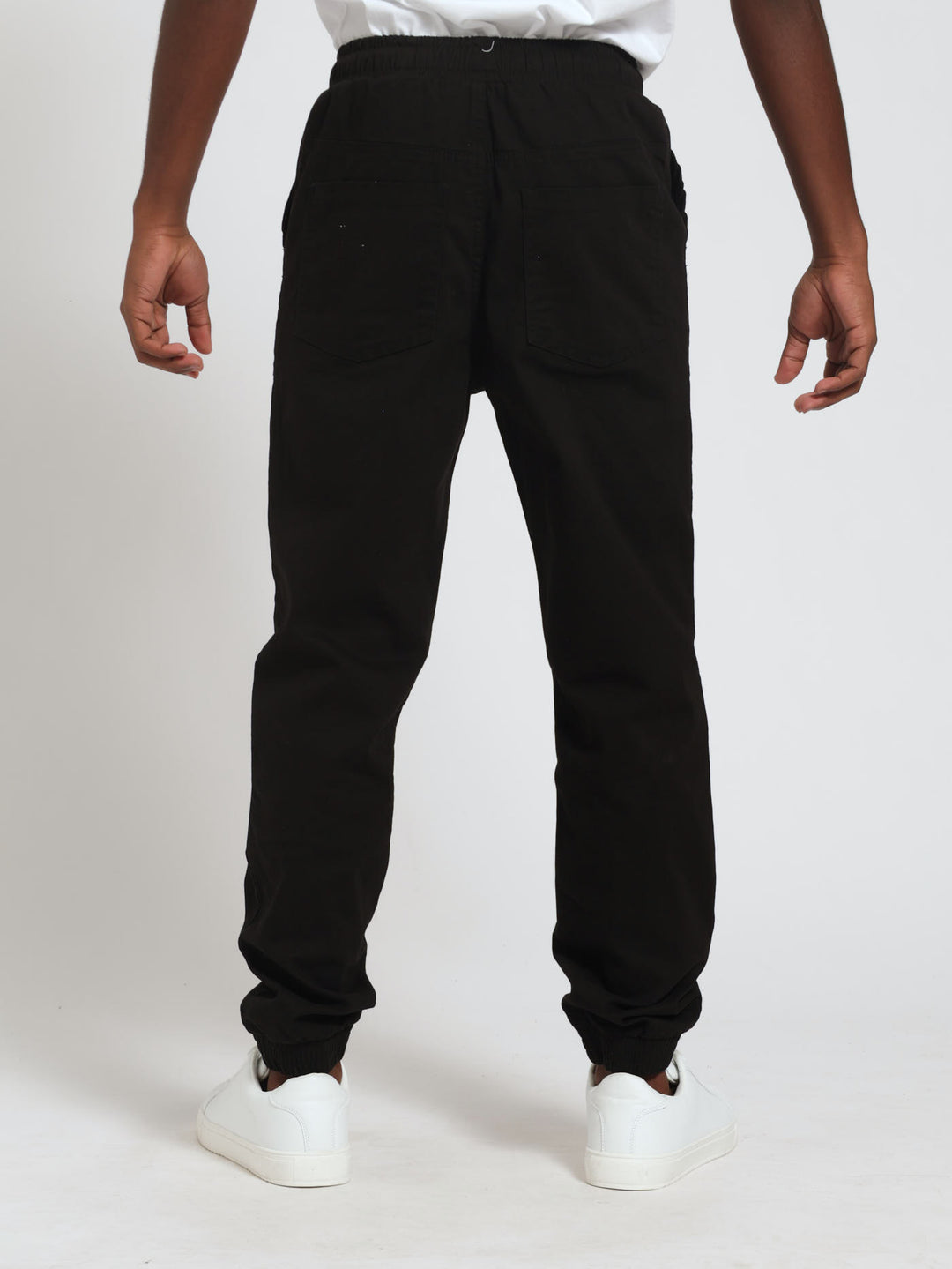 Boys Front Pocket Pants - Black