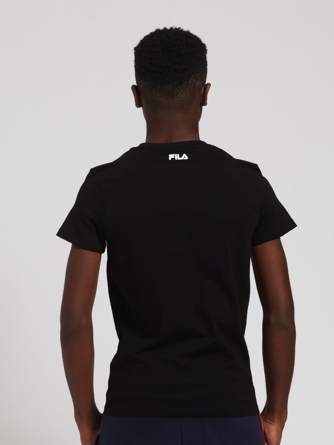 Boys Mono Deckle Tee - Black