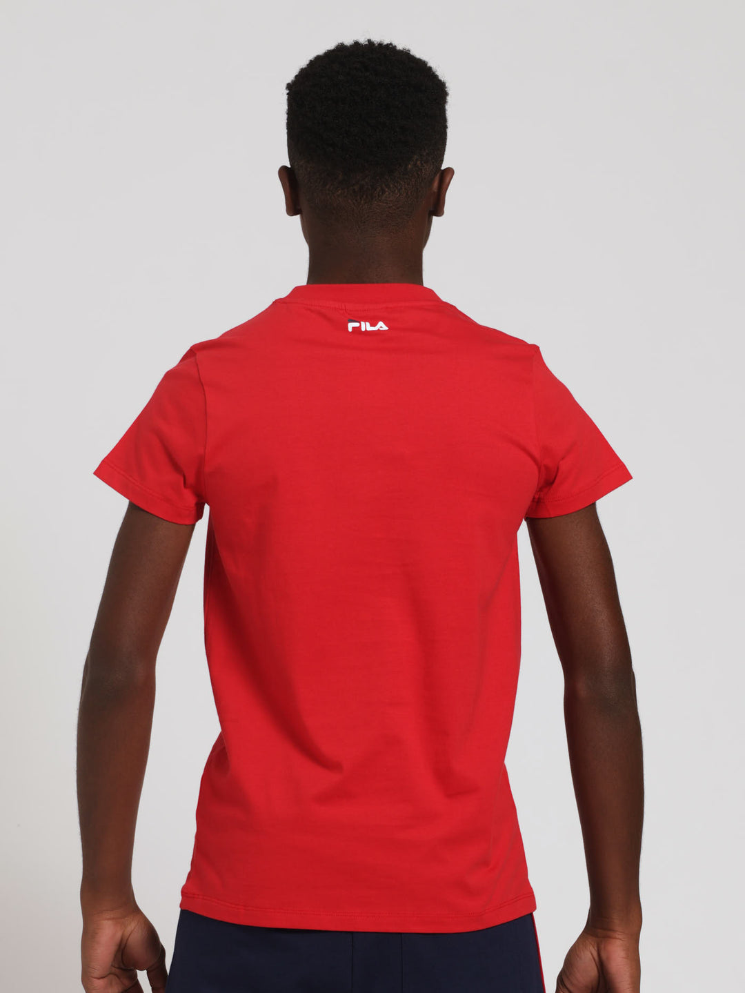 Boys Deckle Tee - Red