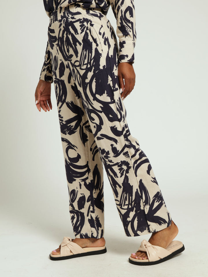 Relaxed Printed Pant