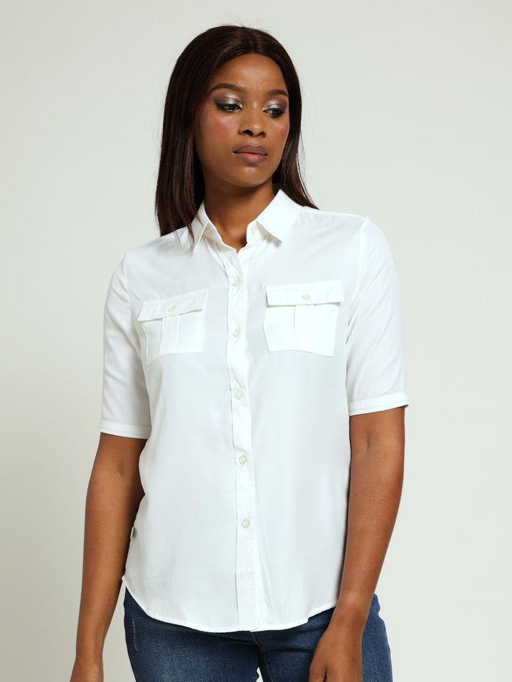 Utility Shirt - WHITE