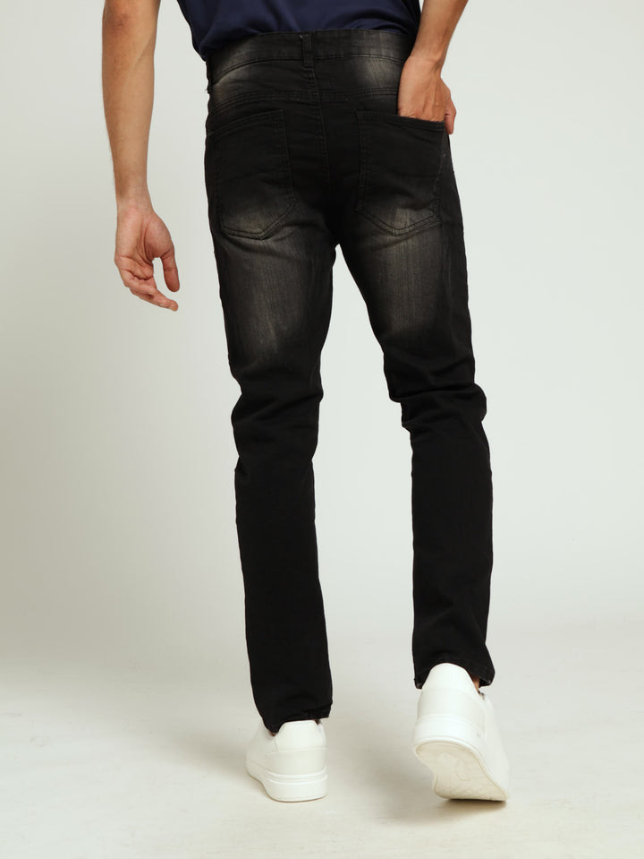 Rip And Repair Super Skinny Jean - Black