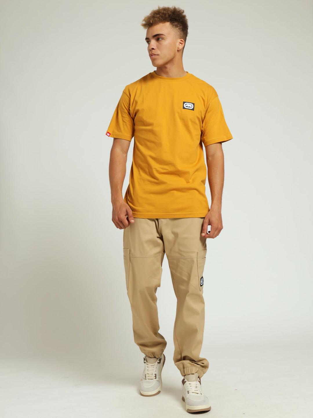 Never Out Hd Print Tee - Yellow