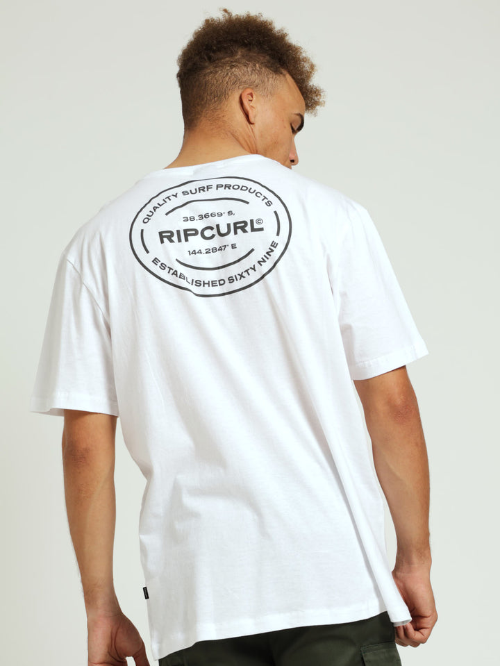 Oval Tee - White