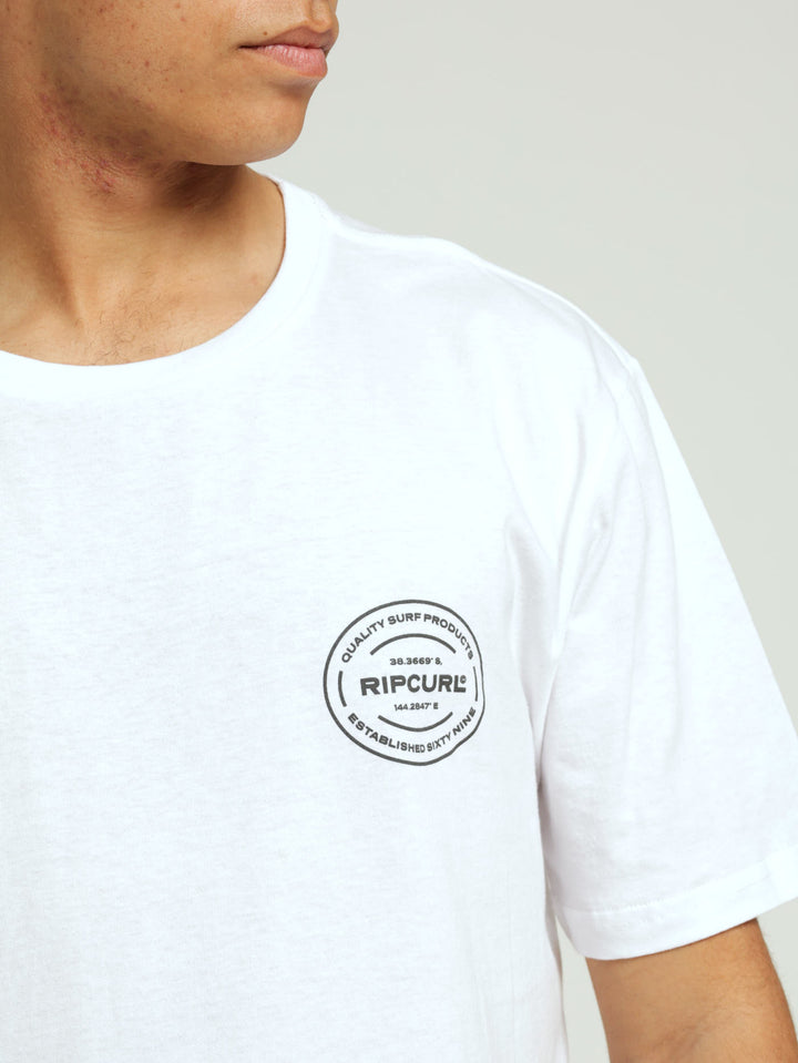 Oval Tee - White