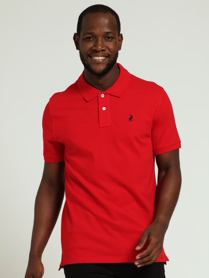 Core Carter Pique Golfer - Red