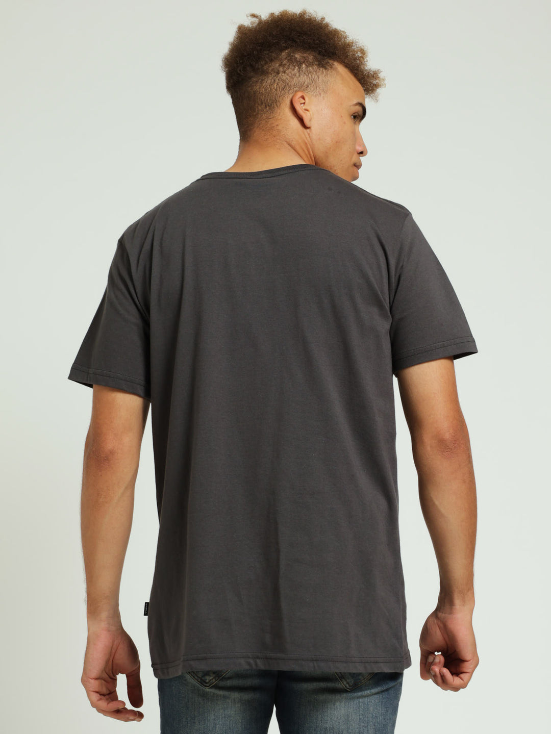 Locked Up Big Tee - Charcoal