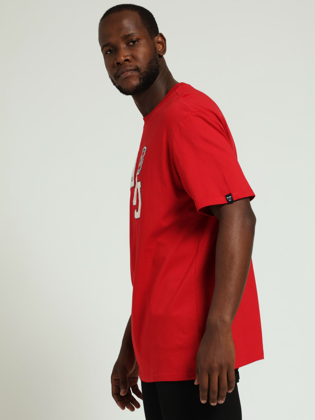 TOWELING APPLE TEE - RED