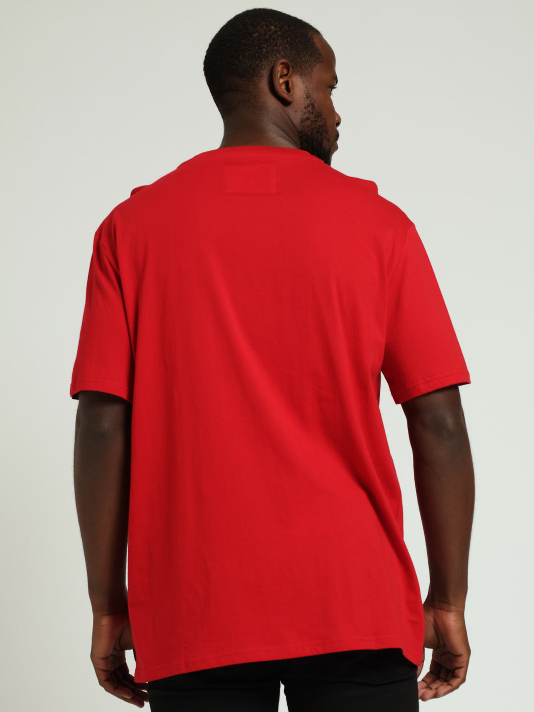 TOWELING APPLE TEE - RED