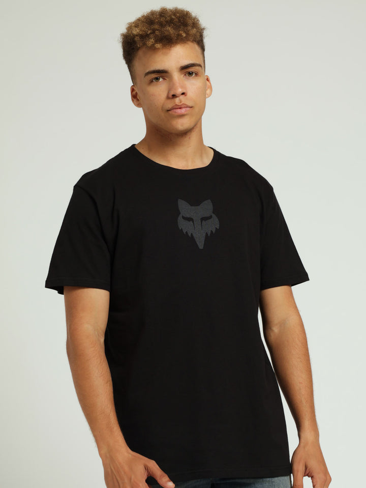 Fox Head Tee - Black