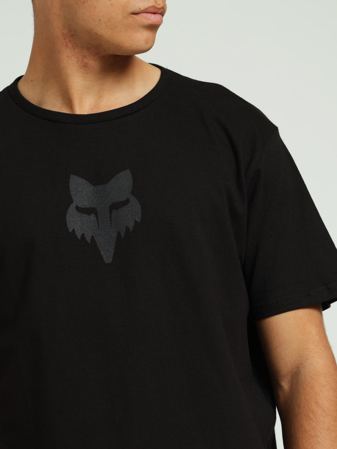 Fox Head Tee - Black