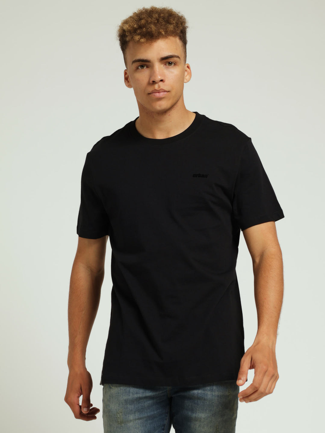 SLIM CORE TEE - BLACK