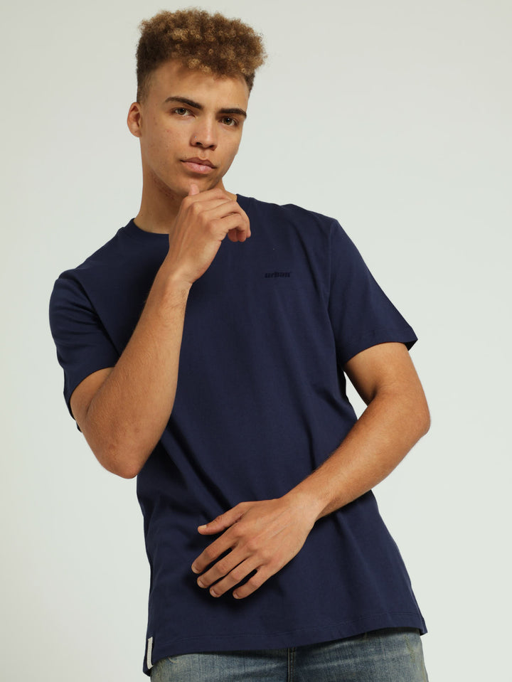 SLIM CORE TEE - NAVY