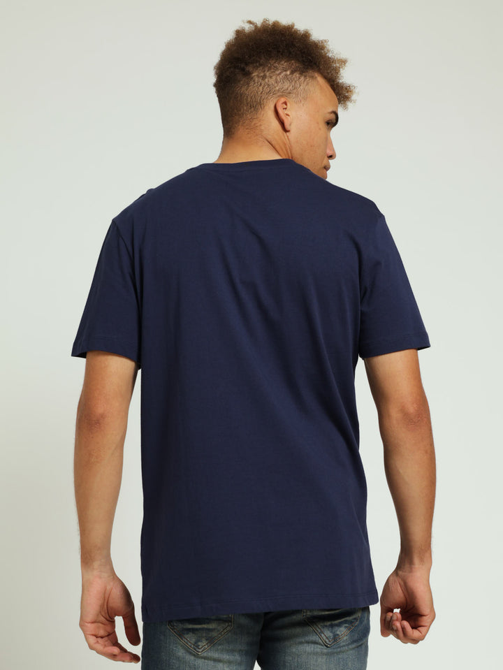 SLIM CORE TEE - NAVY