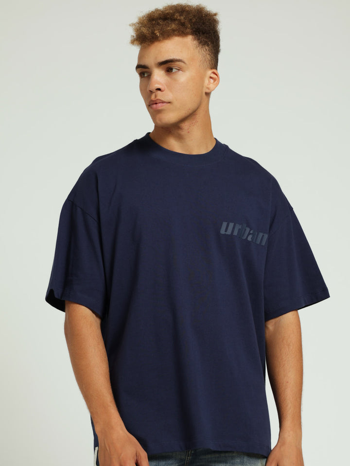 OVERSIZE TEE - NAVY