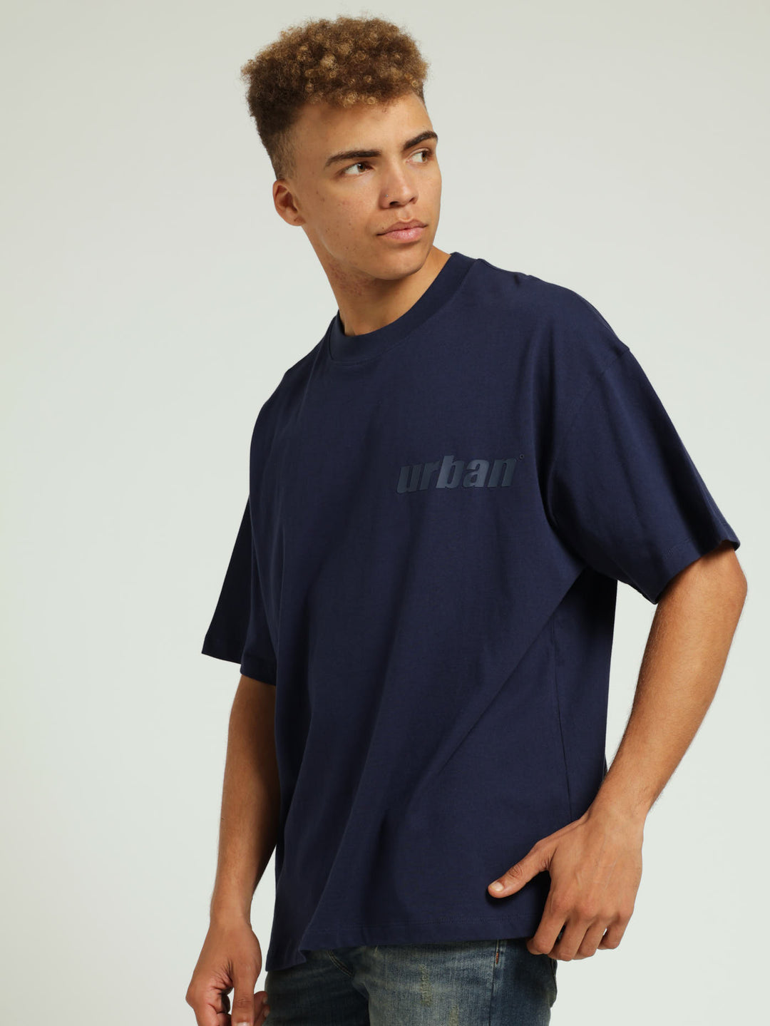 OVERSIZE TEE - NAVY