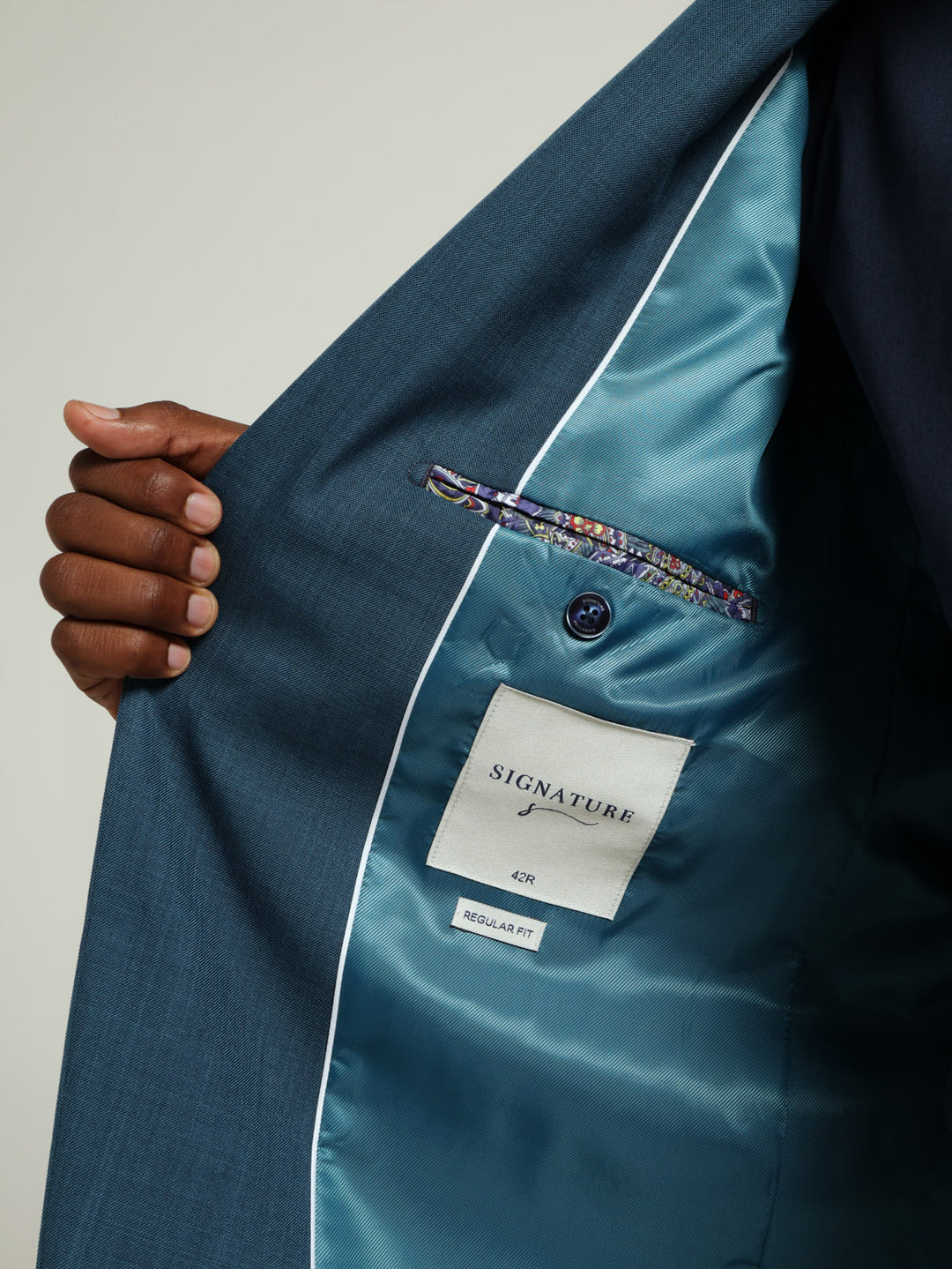 Regular Essential Suit Jack - Teal