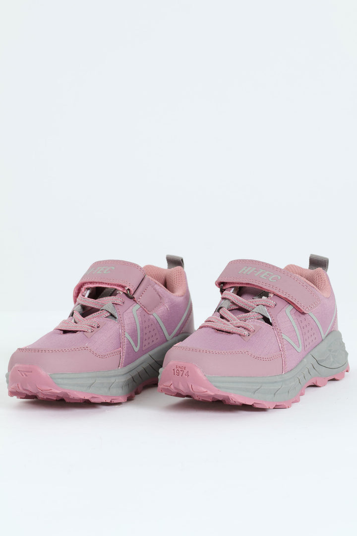 Girls Geo Trail Sneaker - Pink