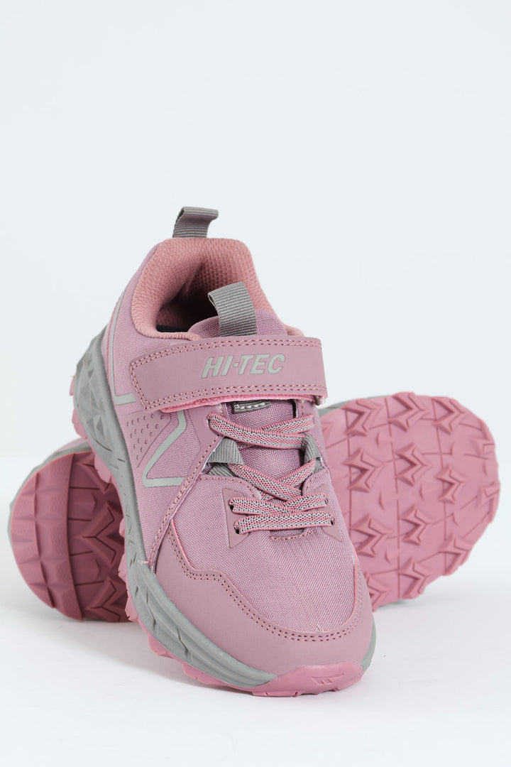 Girls Geo Trail Sneaker - Pink