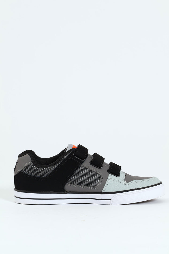 Boys Pure V Lowcut Sneaker - Grey