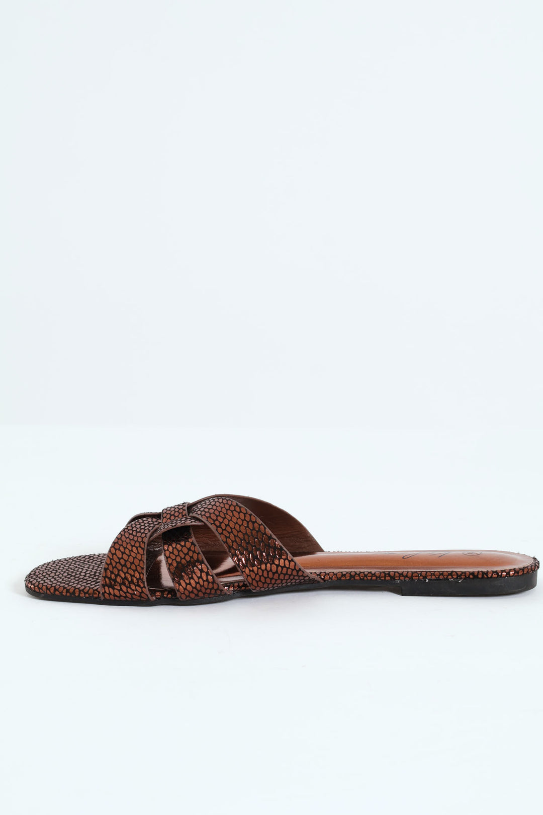 Interlink Basic Mule Sandal - Bronze