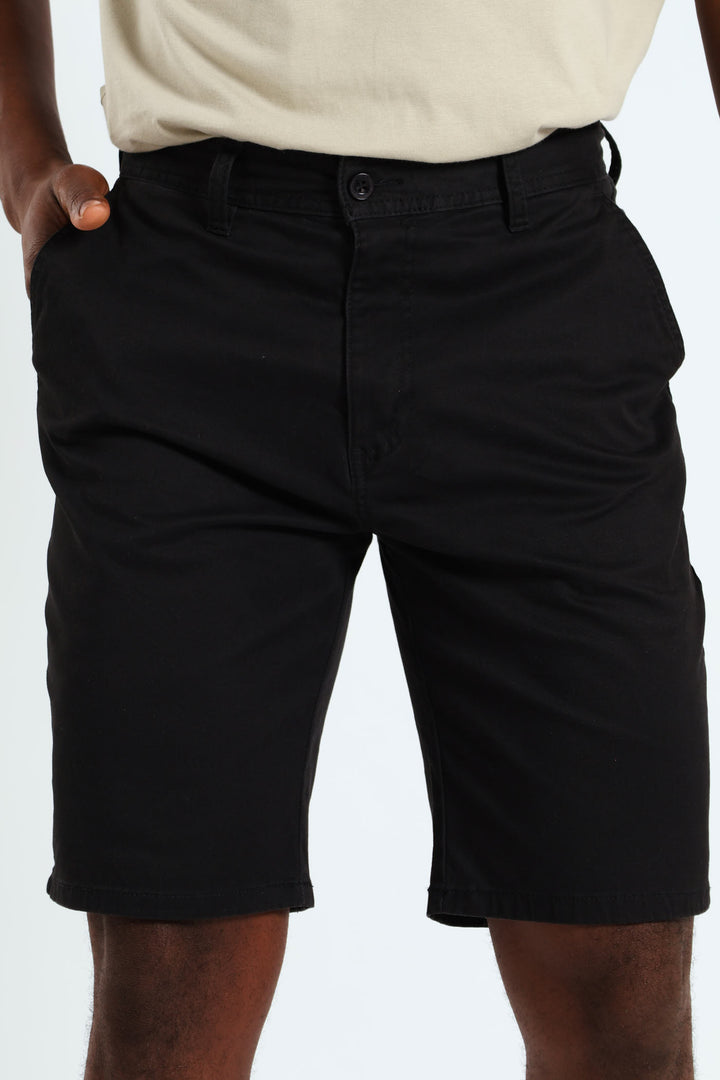 Chino Short - Black