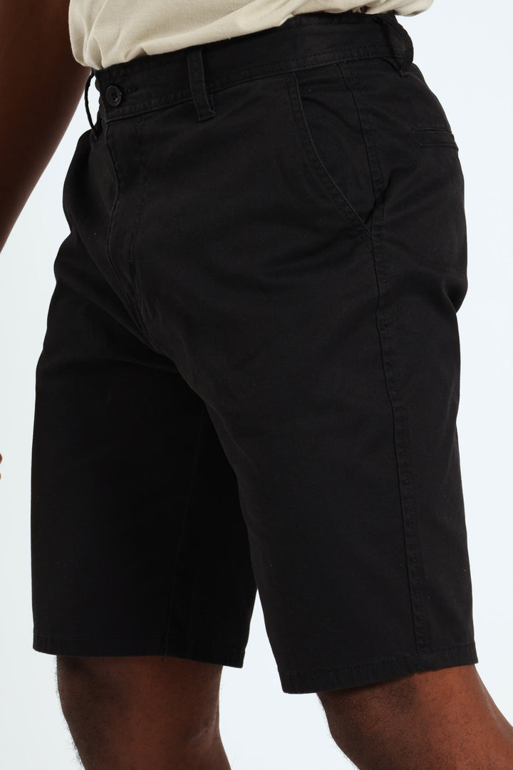 Chino Short - Black