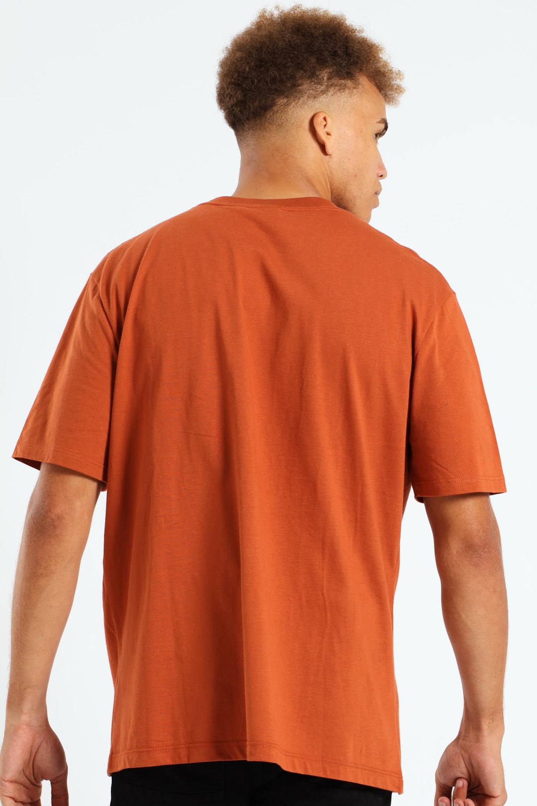 City Photographic Print Tee - Rust