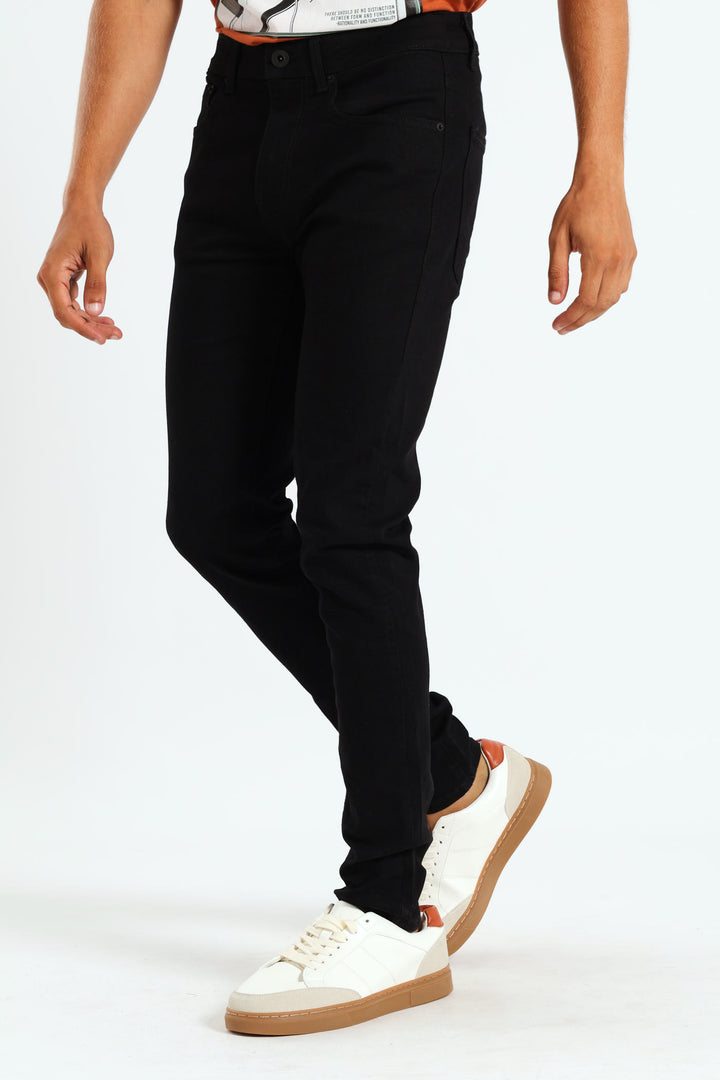 Black Super Skinny Denim - Black