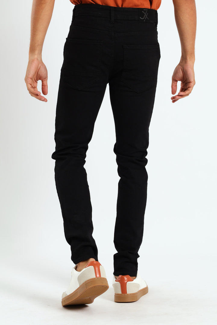 Black Super Skinny Denim - Black