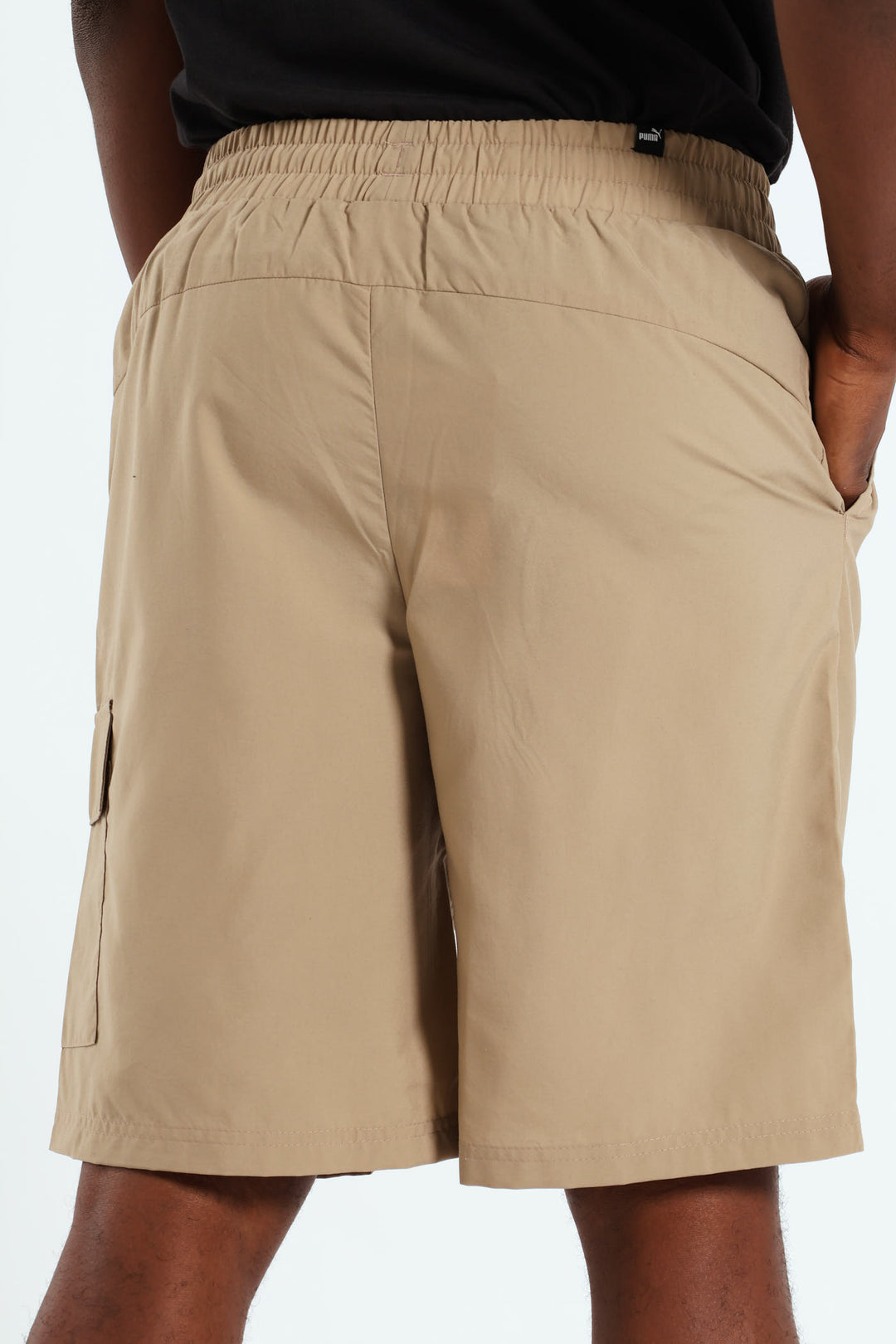 Essential Woven Cargo Shorts - Beige