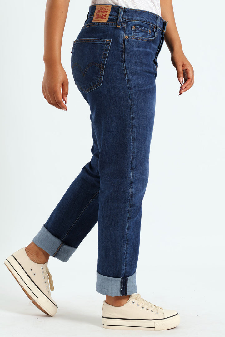 Wedge Straight Maximum Effect Jean - Medium Wash