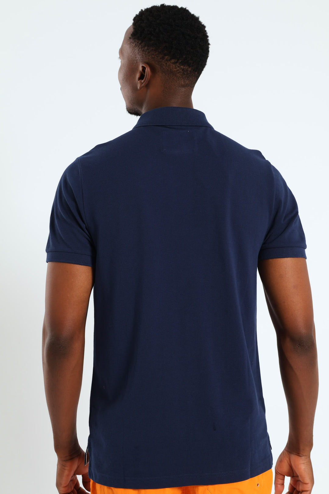 Pique Regular Fit Golfer - Navy