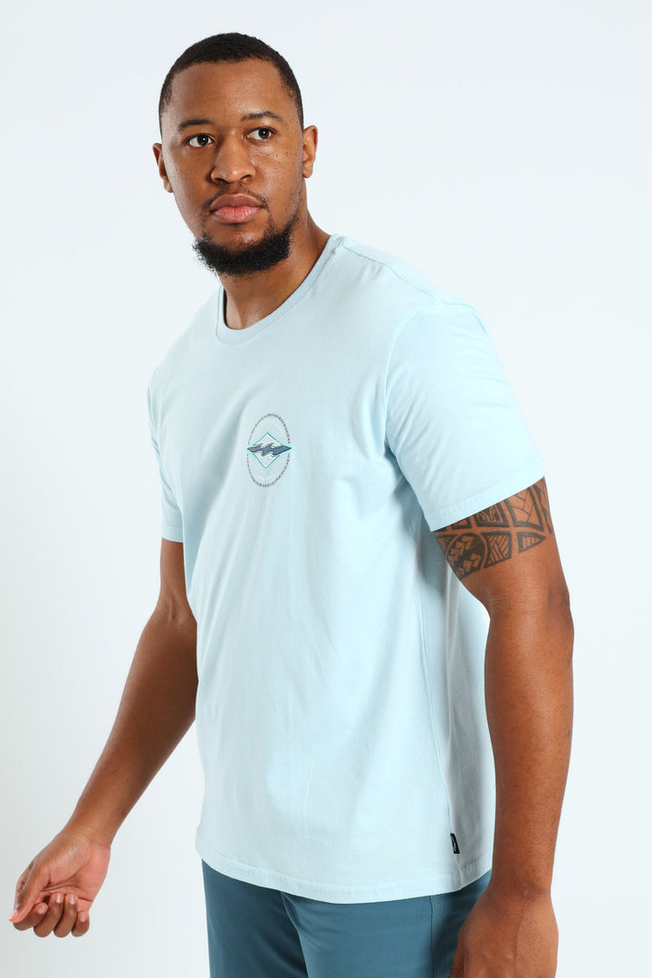 Rotor Diamond Tee - Light Blue