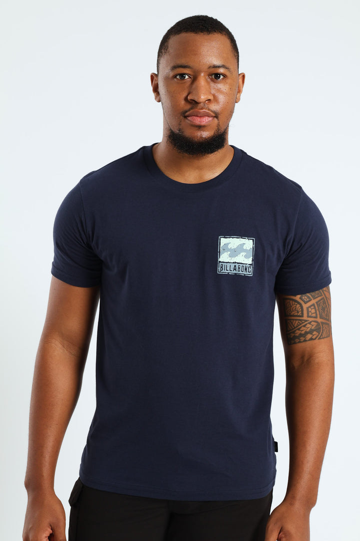 Stamp Tee - Navy