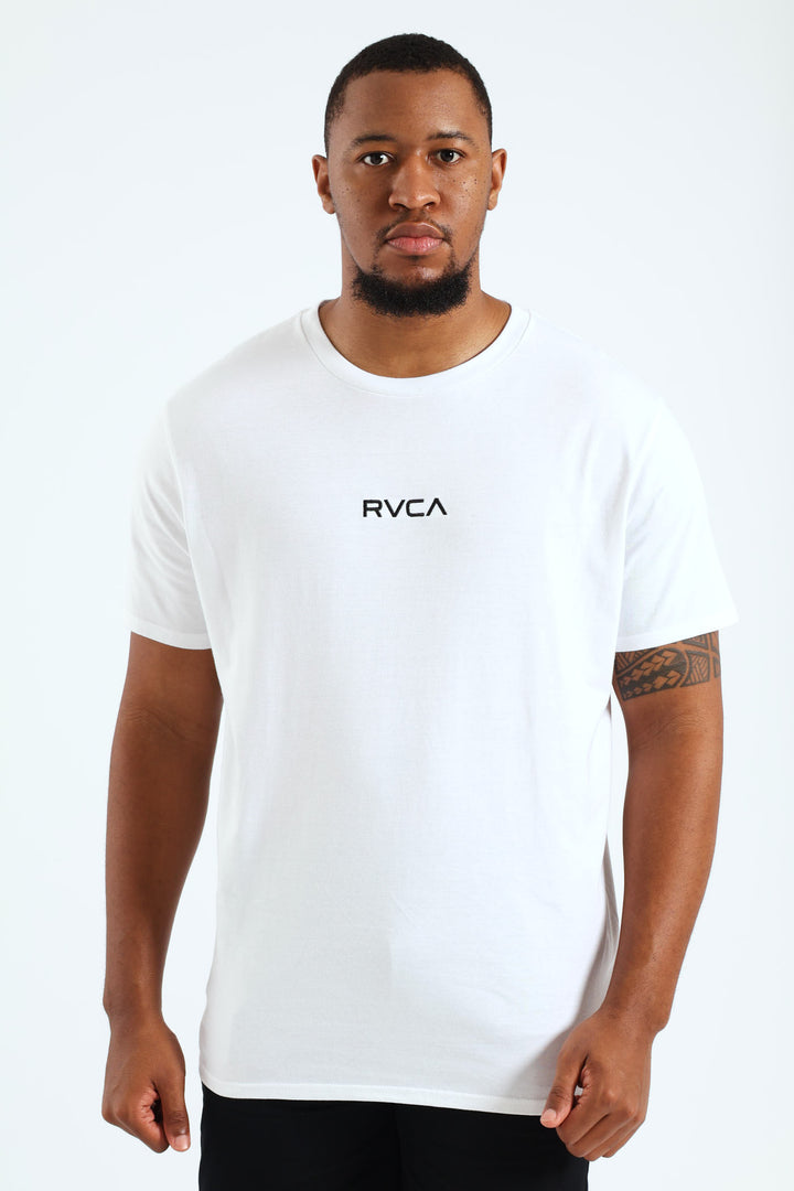 Short Sleeve Branded Tee - White