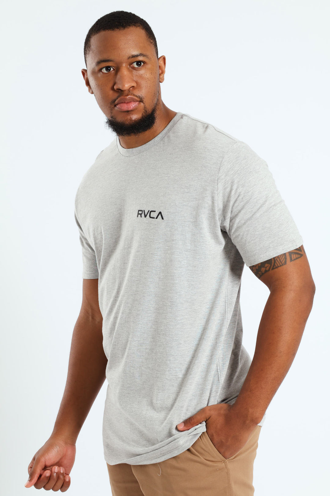 Small Essentials Tee - Grey Melange