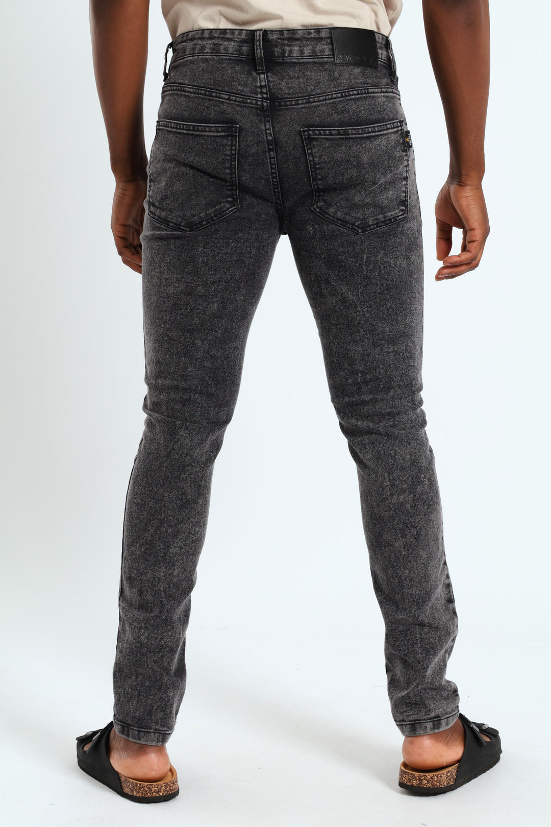 Super Skinny Basic Denim Jean - Black Acid