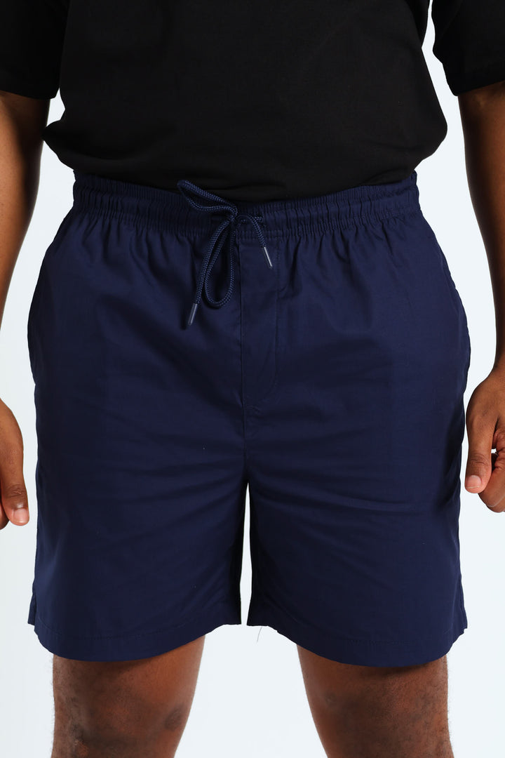 Basic Beach Shorts - Navy