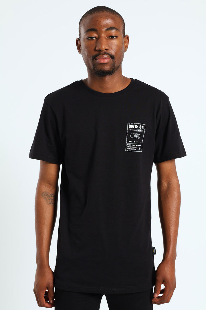 Short Sleeve Logo Tee - Black