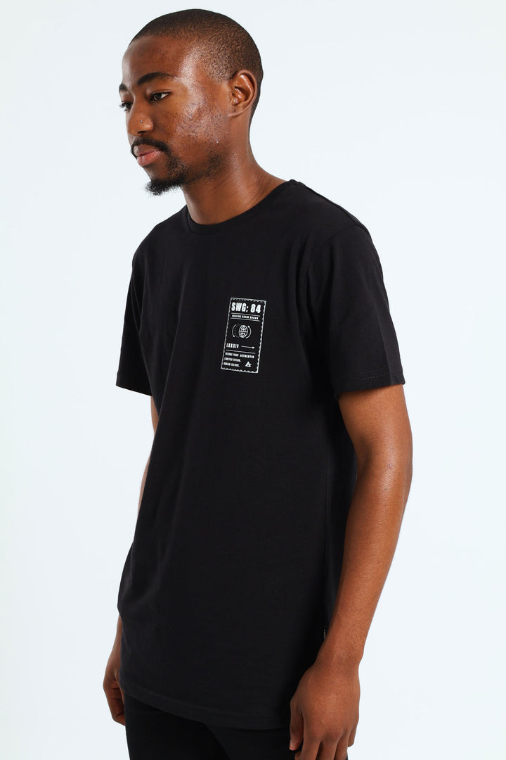 Short Sleeve Logo Tee - Black