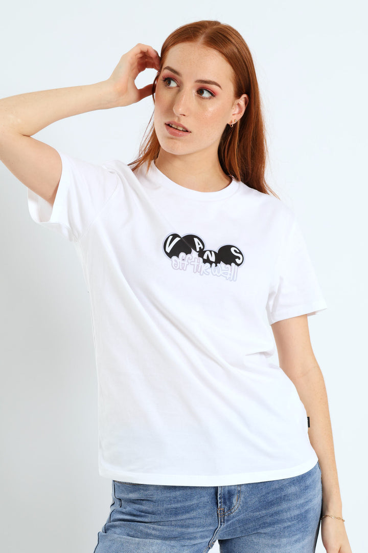 Rolling Bff Tee - White