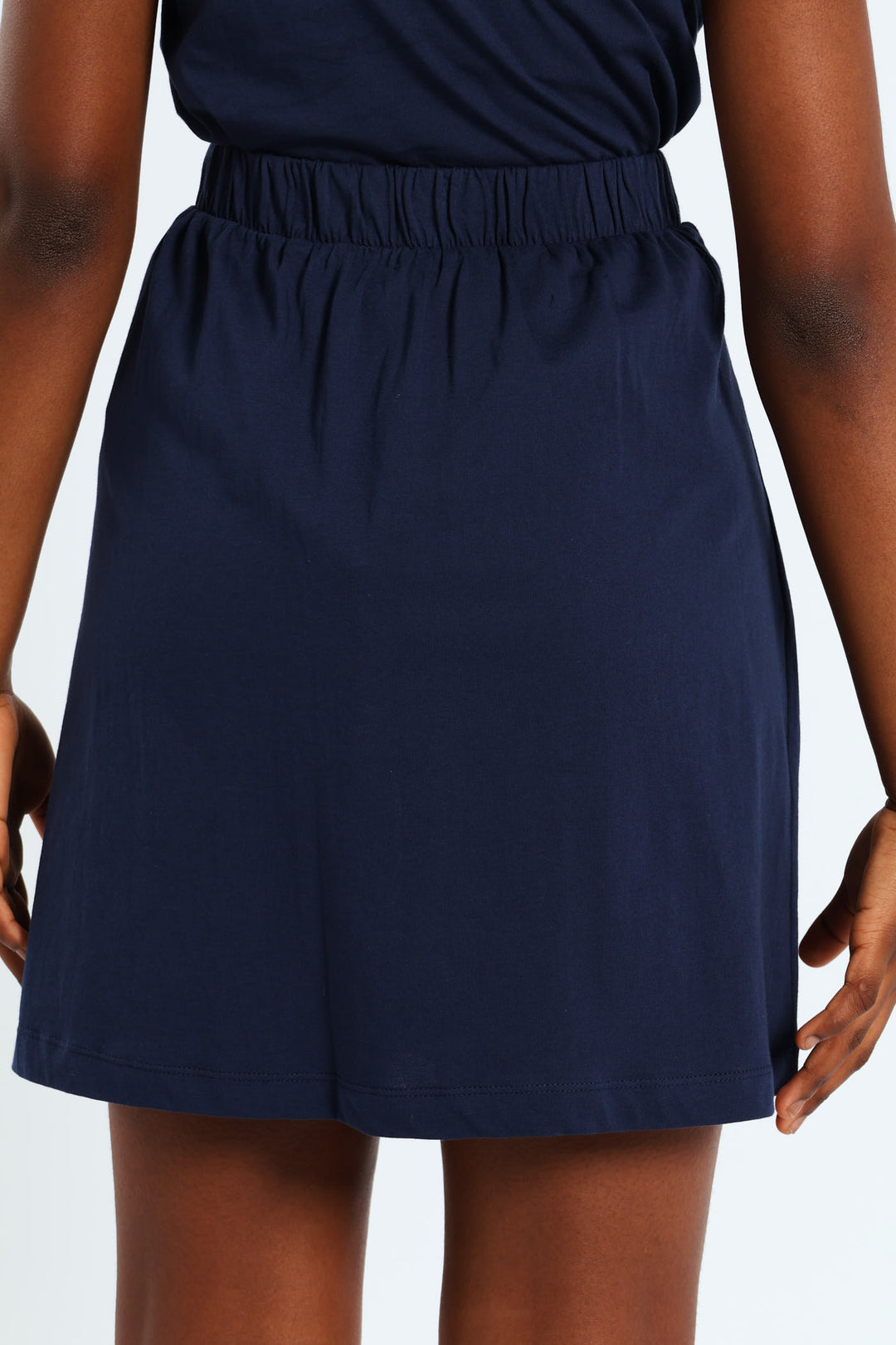 Girls Pleated Skirt - Navy/Blue