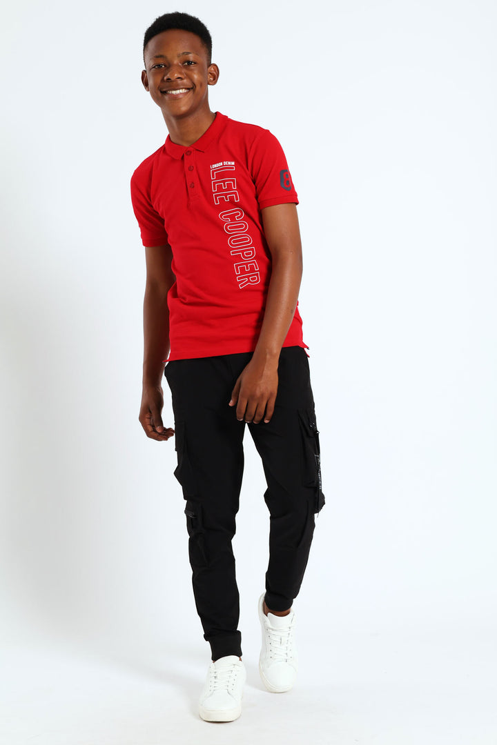 Boys Sam Golfer - Red