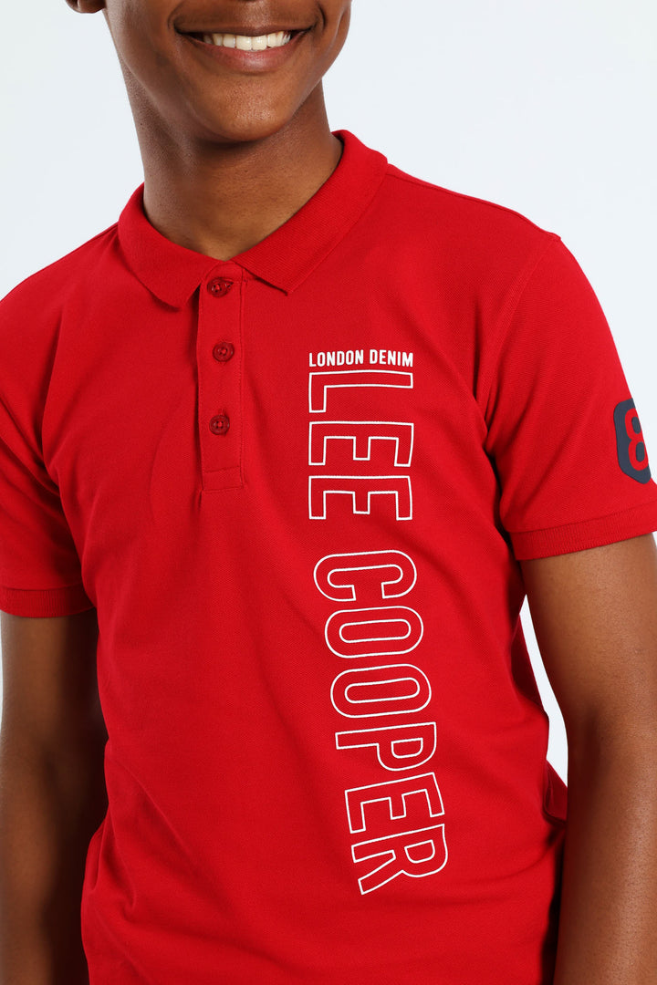 Boys Sam Golfer - Red