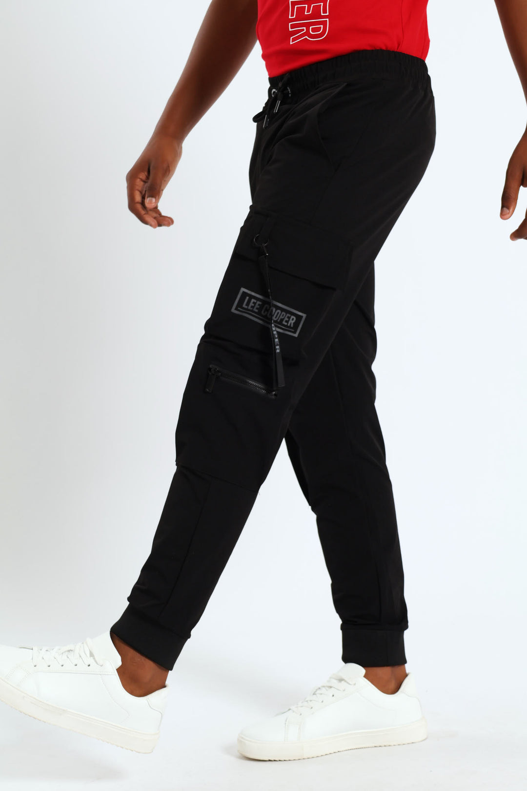 Boys Grant Utility Cargo Pants - Black