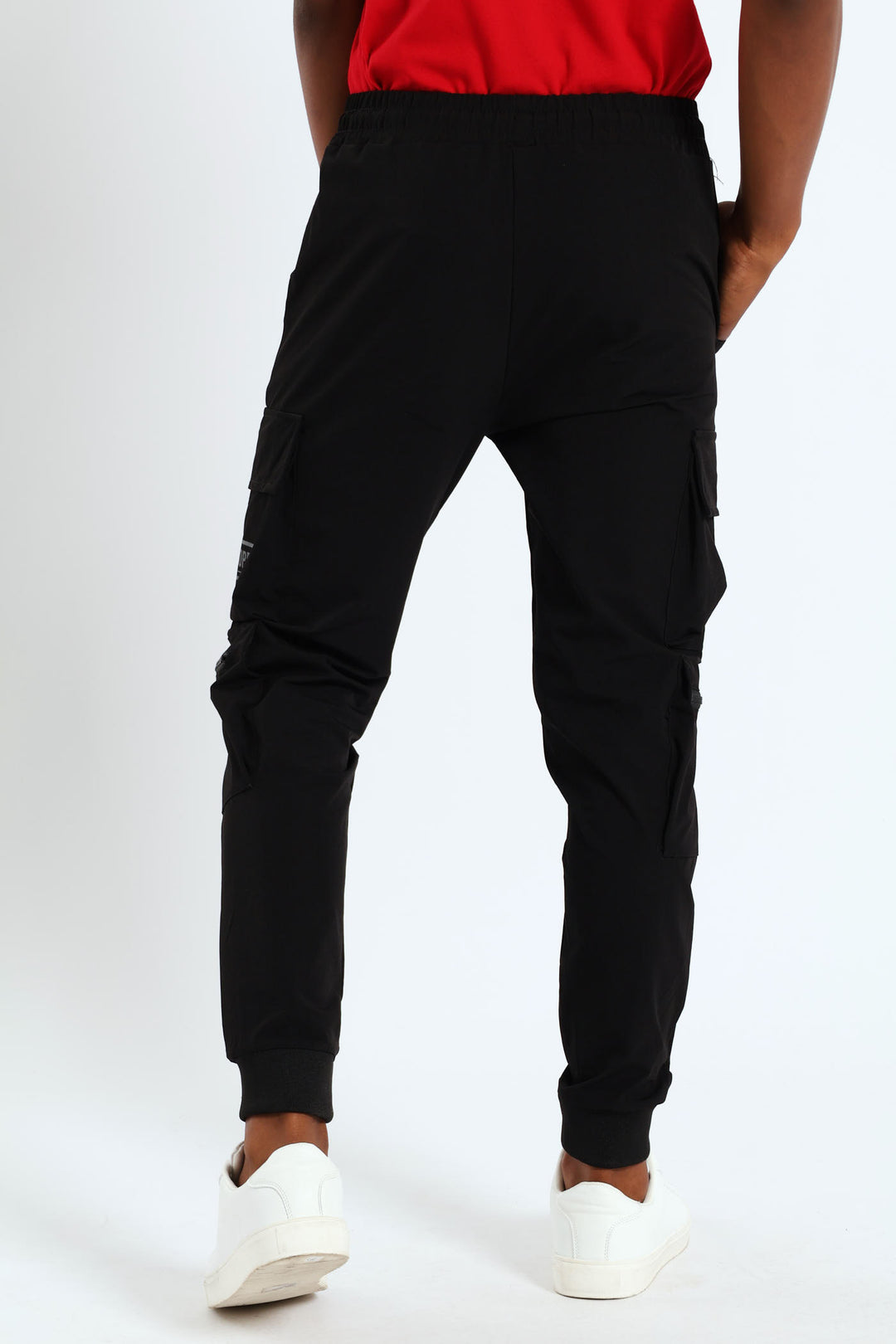 Boys Grant Utility Cargo Pants - Black